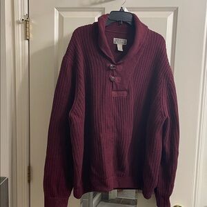 Duluth Trading Co Men's Burgundy Sweater